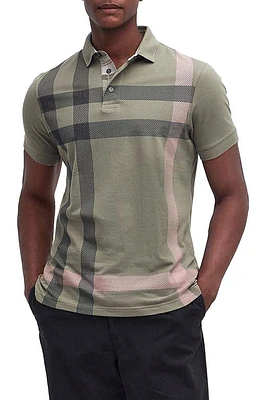 Barbour Blaine Tartan Polo Dusty Green at Nordstrom,