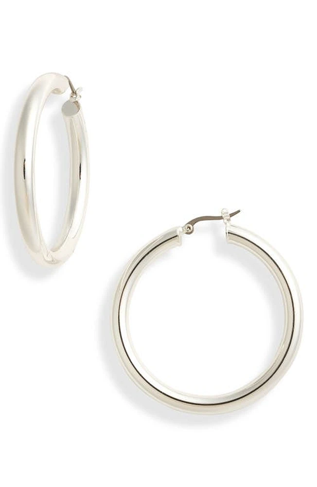 MIRANDA FRYE Freda Hoop Earrings in Silver at Nordstrom