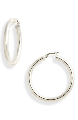 MIRANDA FRYE Freda Hoop Earrings in Silver at Nordstrom