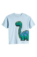 NEXT Kids' Digital Dino Graphic T-Shirt Blue at Nordstrom,