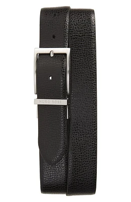 BOSS Ollie Reversible Leather Belt Black/dark Brown at Nordstrom,