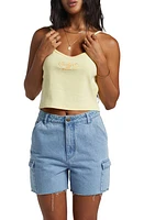 Billabong Westerly Denim Cargo Cutoff Shorts Blue Surf 2 at Nordstrom,