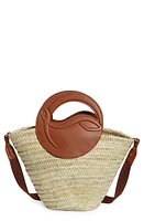 Christian Louboutin Medium Biloumoon Basket Weave Handbag in Natural/Cuoio/Cuoio at Nordstrom