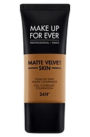 Make Up For Ever Matte Velvet Skin Full Coverage Foundation in Y533-Warm Mocha at Nordstrom