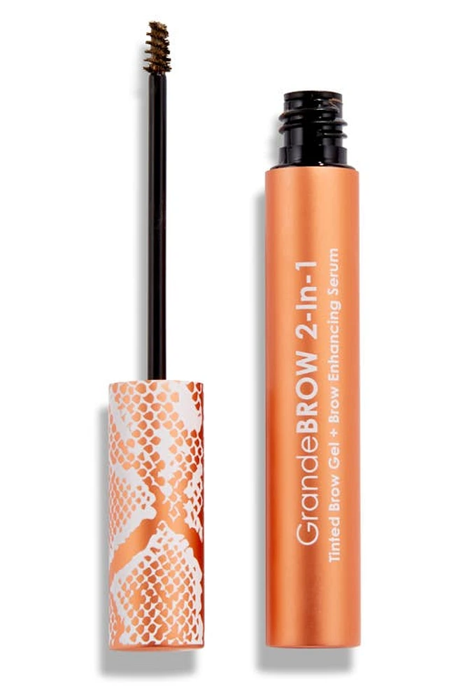 Grande Cosmetics GrandeBROW 2-in-1 Tinted Brow Gel + Brow Enhancing Serum in Light at Nordstrom