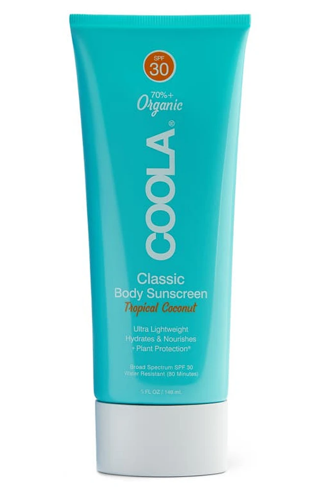 COOLA Suncare Tropical Coconut Classic Body Organic Sunscreen Lotion SPF 30 at Nordstrom