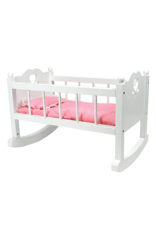 Teamson Kids Sophia's High End Baby Doll Cradle in White at Nordstrom