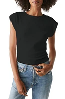 Michael Stars Joni Power Shoulder Rib Top at Nordstrom,