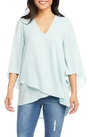 Karen Kane Asymmetrical Crepe Top at Nordstrom,