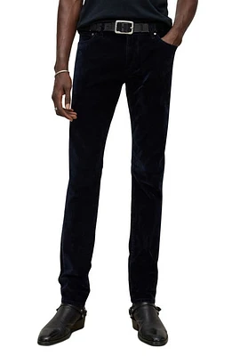 John Varvatos Slim Fit Velveteen Jeans Night Sky at Nordstrom, X 32