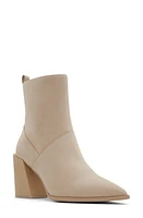 ALDO Bethanny Pointed Toe Block Heel Bootie Bone at Nordstrom,