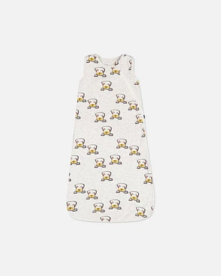 Deux Par Deux Baby Boy's Organic Cotton Sleep Bag Heather Beige With Printed Dog in Heather Beige Printed Dog at Nordstrom