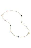 Marco Bicego Jaipur Collection Mixed Blue Topaz Necklace in Yellow Gold at Nordstrom, Size 36