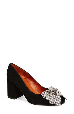 Penelope Chilvers Sue Embellished Bow Pump Black at Nordstrom,