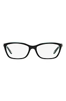 Tiffany & Co. 52mm Cat Eye Optical Glasses in Black Blue at Nordstrom