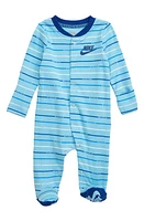 Nike Stripe Footie Blue Glaze at Nordstrom,