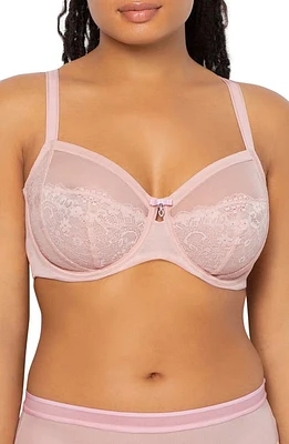 Curvy Couture Luxe Lace Underwire Bra at Nordstrom,