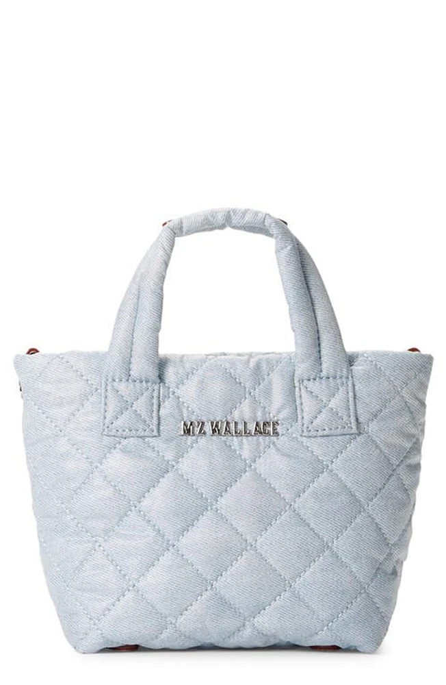 MZ Wallace Petite Metro Deluxe Quilted Tote in Chambray at Nordstrom