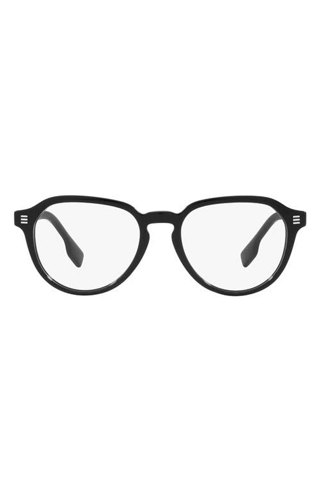 burberry Alisson 53mm Phantos Optical Glasses in Black at Nordstrom