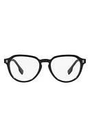 burberry Alisson 53mm Phantos Optical Glasses in Black at Nordstrom