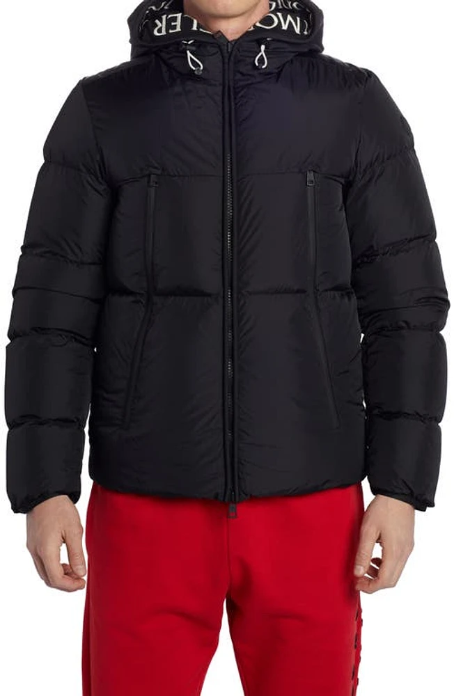 Moncler Montcla Water Repellent Down Jacket Black at Nordstrom,