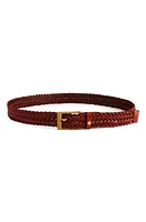 Ted Baker London Braidie Braided Leather Belt Tan at Nordstrom,