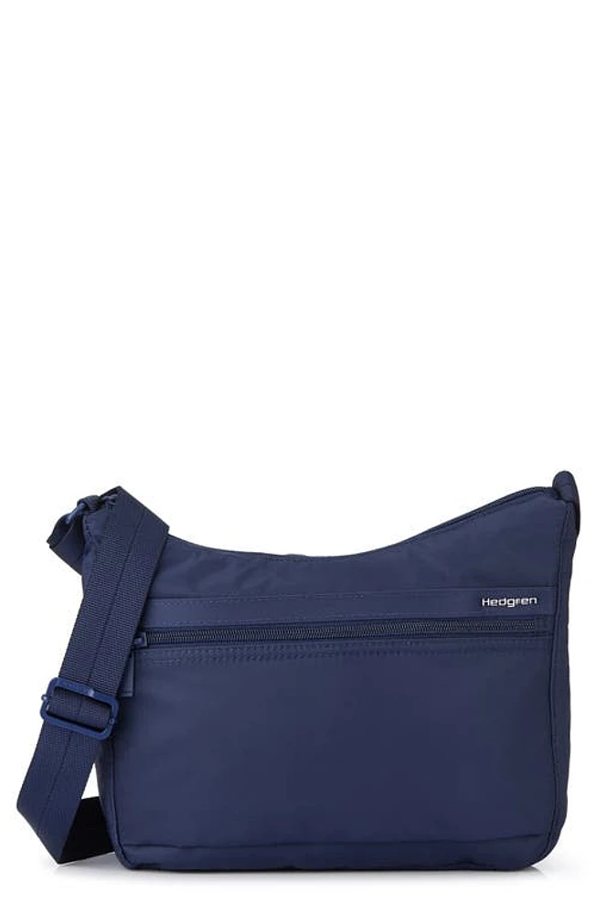 Hedgren Harpers RFID Water Repellent Shoulder Bag in Total Eclipse at Nordstrom