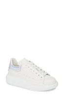 Alexander McQueen Oversized Platform Sneaker White/Shock Pink at Nordstrom,