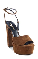 Saint Laurent Jodie Ankle Strap Platform Sandal Land at Nordstrom,