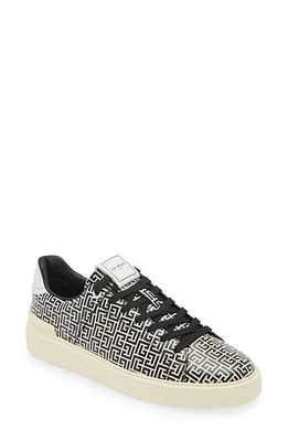 Balmain B-Court Sneaker Eab Black/White at Nordstrom,