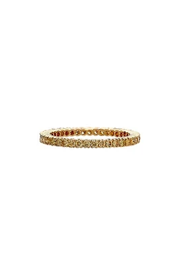 Sethi Couture Yellow Diamond Eternity Band Ring in D0.70 18Kyg at Nordstrom, Size 6.5