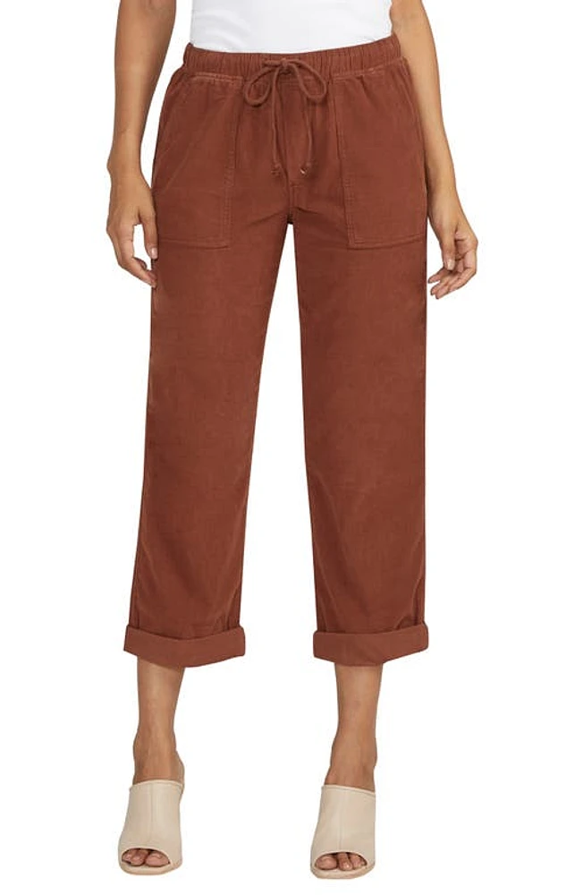 JAG Relaxed Fit Cotton Corduroy Ankle Drawstring Pants at Nordstrom,