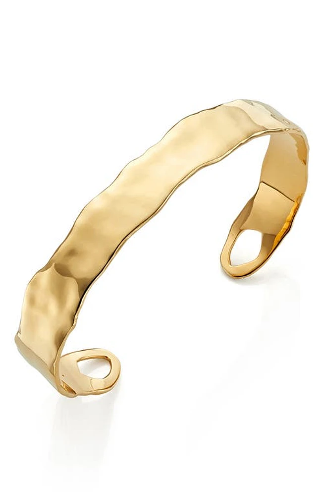 Monica Vinader Siren Muse Thin Cuff Yellow Gold at Nordstrom,