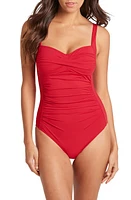 Sea Level Twist Front Multifit One-Piece Swimsuit at Nordstrom, Us