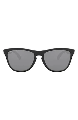 Oakley 55mm Polarized Square Sunglasses in Matte Black/Prizm Black at Nordstrom