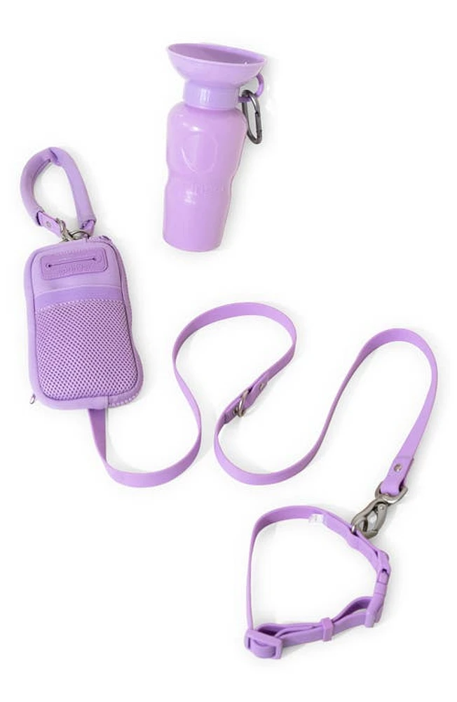 Springer Dog Walk Bag & oz. Water Bottle Set in Lilac at Nordstrom