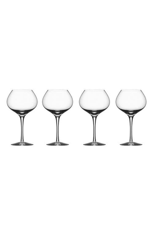 Orrefors More Mature Set of 4 Crystal Wine Glasses in Clear at Nordstrom