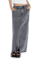 Wash Lab Denim Tory Maxi Skirt Field at Nordstrom,