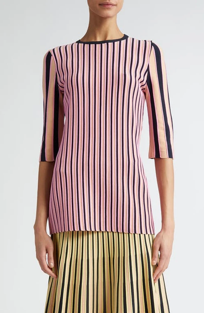 PARTOW Alice Stripe Sweater Sunset at Nordstrom,