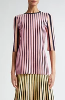 PARTOW Alice Stripe Sweater Sunset at Nordstrom,