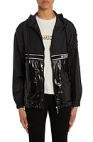 Moncler Komoe Mixed Media Hooded Jacket at Nordstrom,