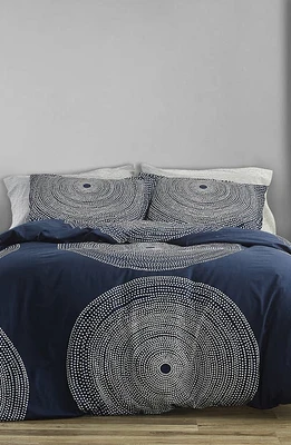 Marimekko Fokus Duvet Cover & Sham Set in Dark Blue at Nordstrom