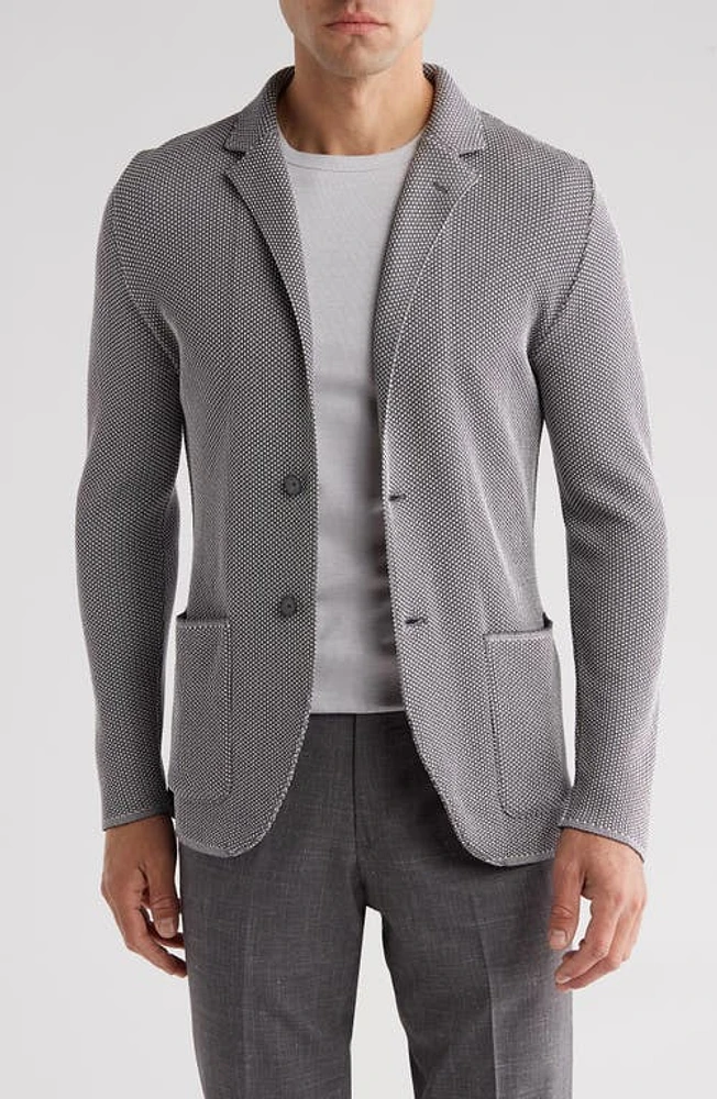 Robert Barakett Hartney Knit Sport Coat Grey at Nordstrom,