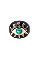 Kurt Geiger London Resin Evil Eye Cocktail Ring at Nordstrom