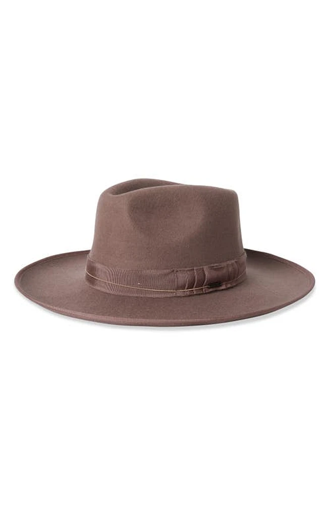 Brixton Reno Felted Wool Fedora Twig at Nordstrom,