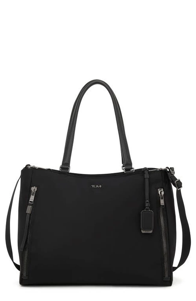 Tumi Large Valetta Tote in Black/Gunmetal at Nordstrom