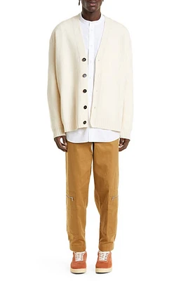 Jil Sander Wednesday Band Collar Cotton Poplin Button-Up Shirt White at Nordstrom, Eu