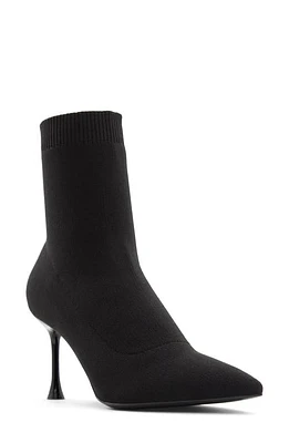 ALDO Phara Pointed Toe Sock Bootie Black at Nordstrom,