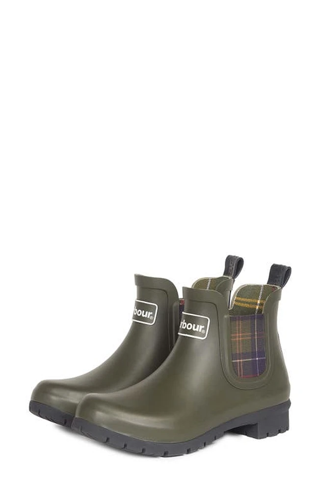 Barbour Kingham Chelsea Rain Boot Olive at Nordstrom,