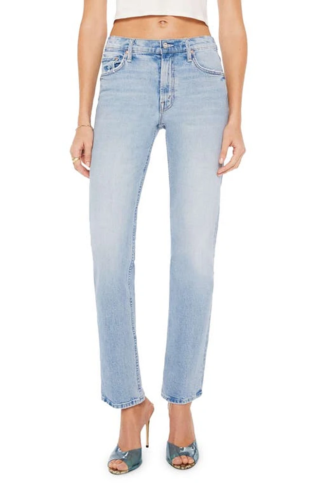 MOTHER The Smarty Pants Skimp High Waist Straight Leg Jeans Dont Be A Square at Nordstrom,